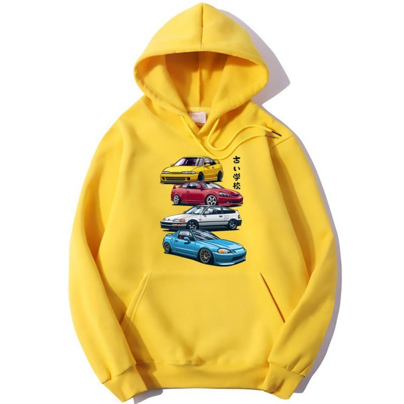 Anime Initial D Hoodie JDM Mix Civic CRX Integra Gedruck T Ho — detail