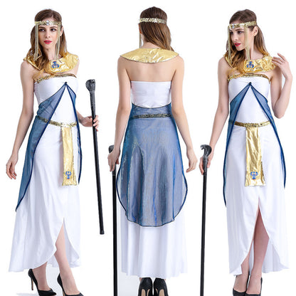 Cleopatra Uniform White New Goddess Costume | Magic Stories