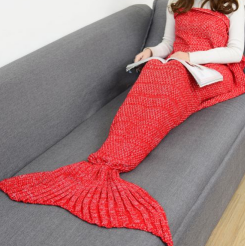 Mermaid Tail Knitting Sleeping Blanket | Magic Stories