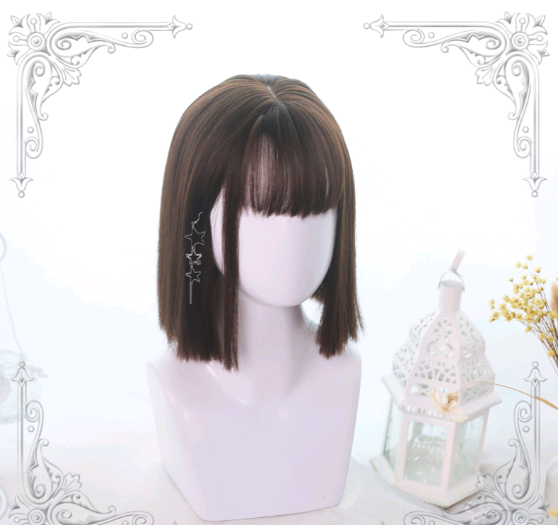 Lolita wig in the long shoulder straight wig — packaging