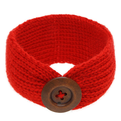 Knitted wool bunny ears headband — packaging