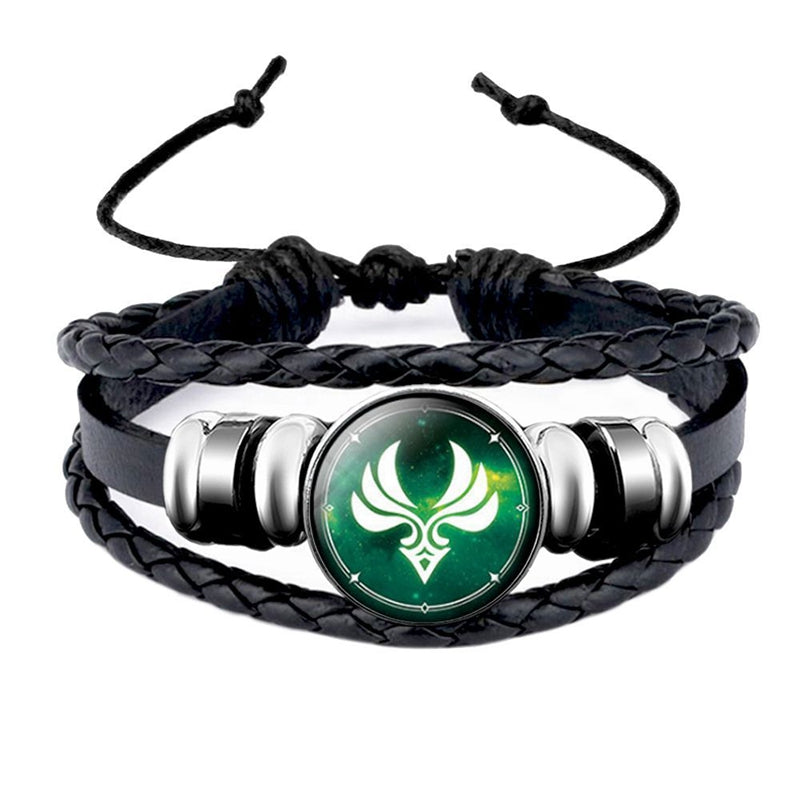 Genshin Impact Leather Bracelet Eye of God | Magic Stories