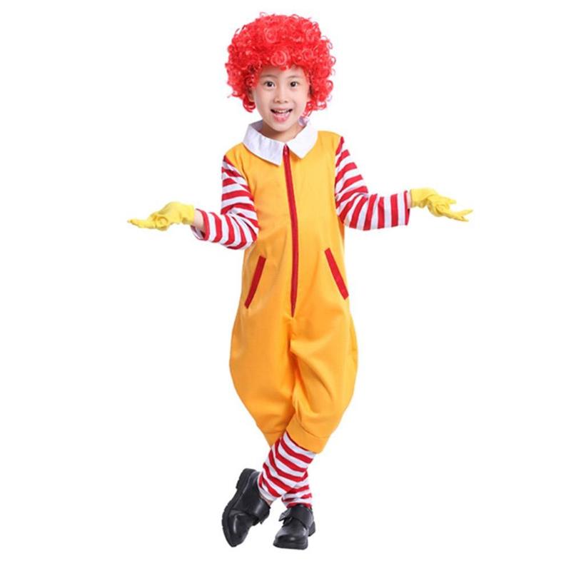 Christmas Children's Adult Clown Costume — scale reference