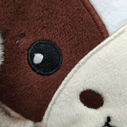 New Plush Toy Cow Basket — side view