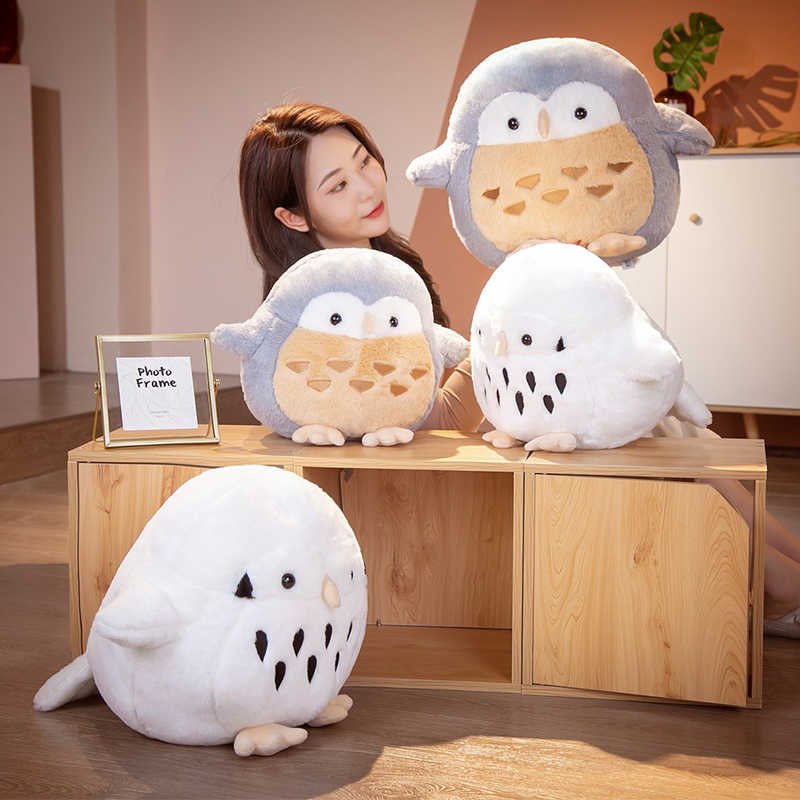 Cute Round Owl Doll Plush Toy Gift | Magic Stories