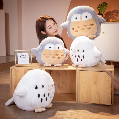 Cute Round Owl Doll Plush Toy Gift | Magic Stories
