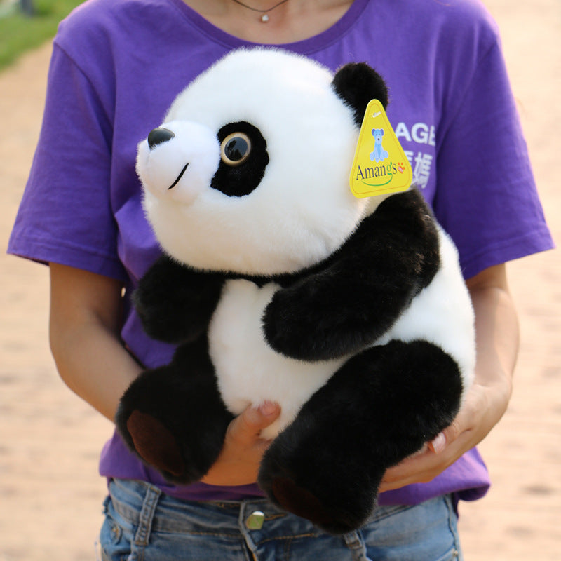 Cat base plush toy simulation panda doll | Magic Stories