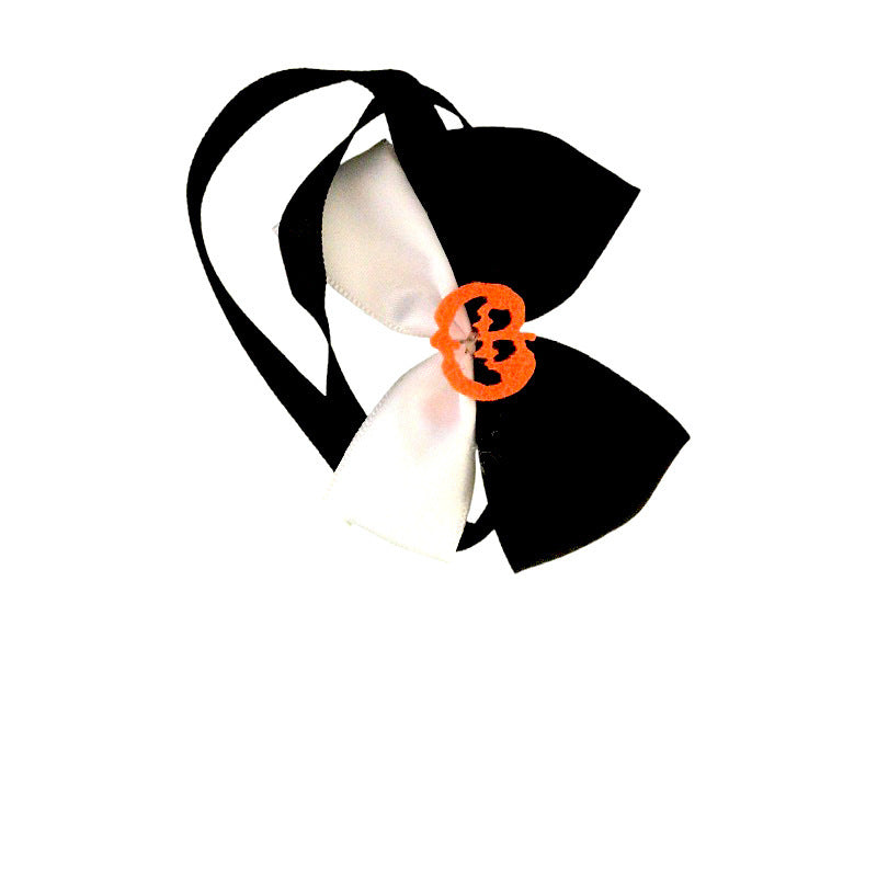 Halloween Pet Costume Bat Wings Bow Tie Hat Accessories — in use