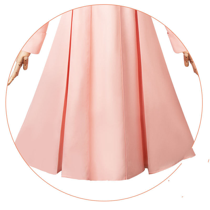 Japanese Anime Cosplay Dress Skirt — back view