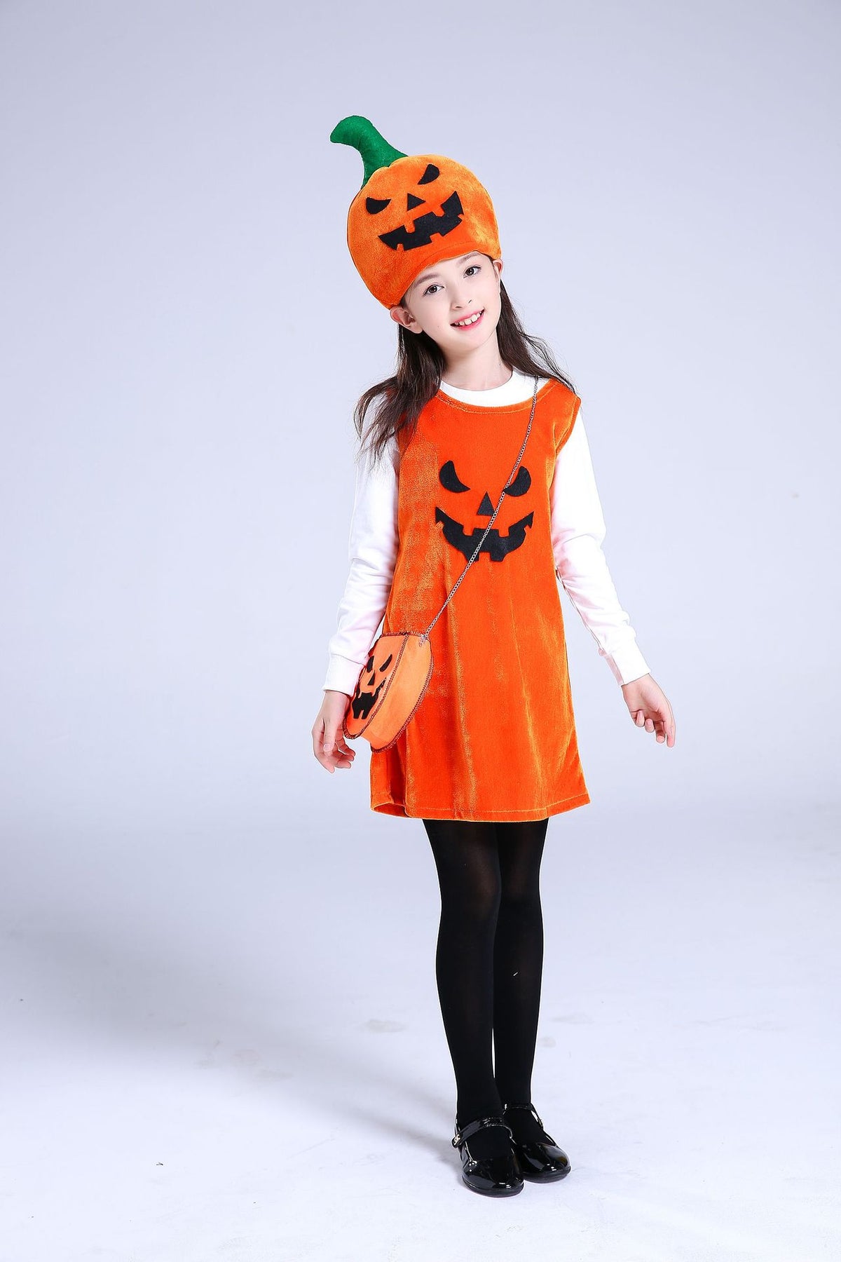 Children's Halloween costume girls pumpkin | Magic Stories