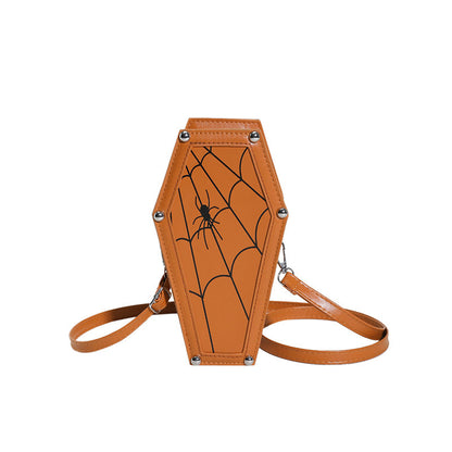 Halloween Coffin-shape Shoulder Bag - Magic Stories