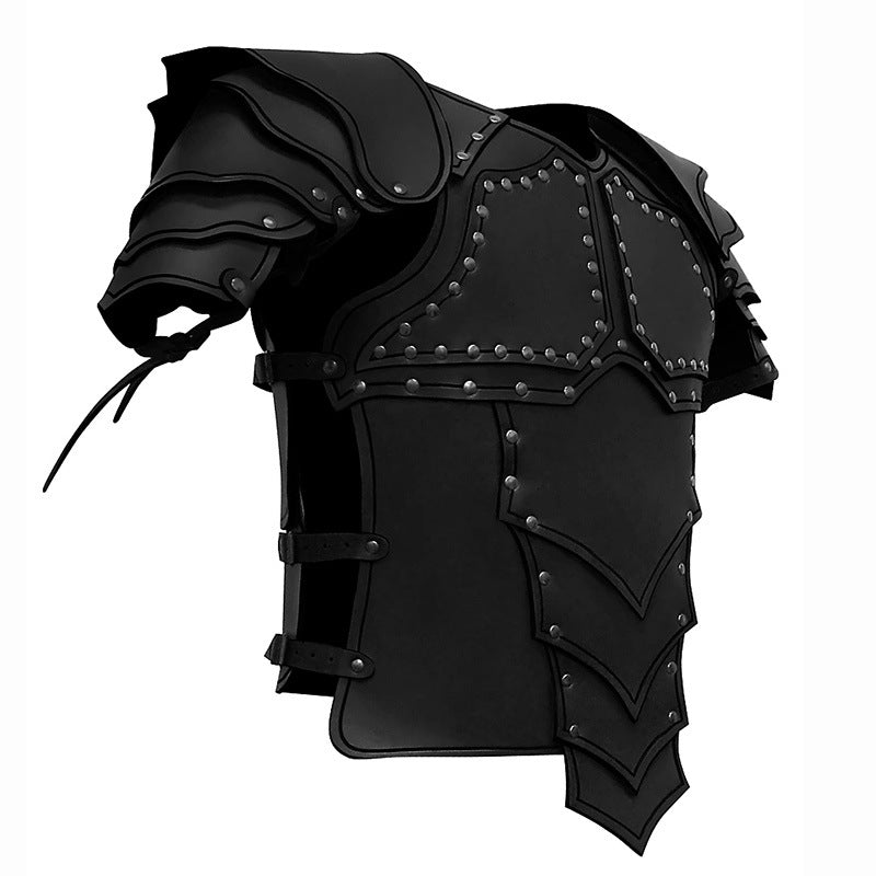 Anime Real-life Costume Samurai Armor COSPLAY Synthetic Leather Men's Clothing — detail