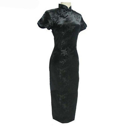 Chinese cheongsam dress — back view