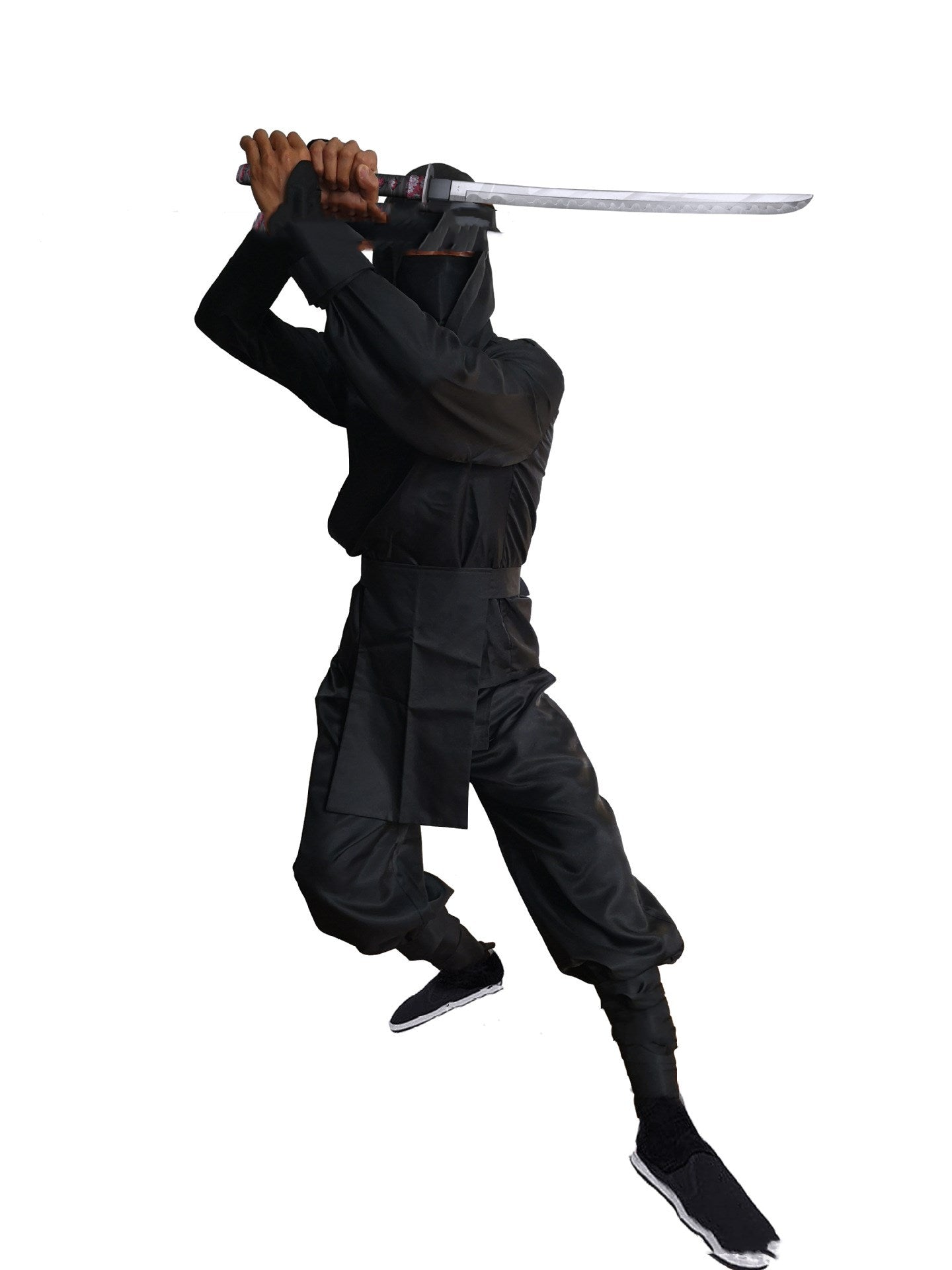Japanese samurai cosplay Halloween costume — side view