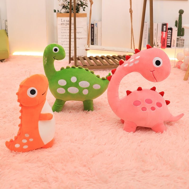 Dinosaur doll plush toy — back view