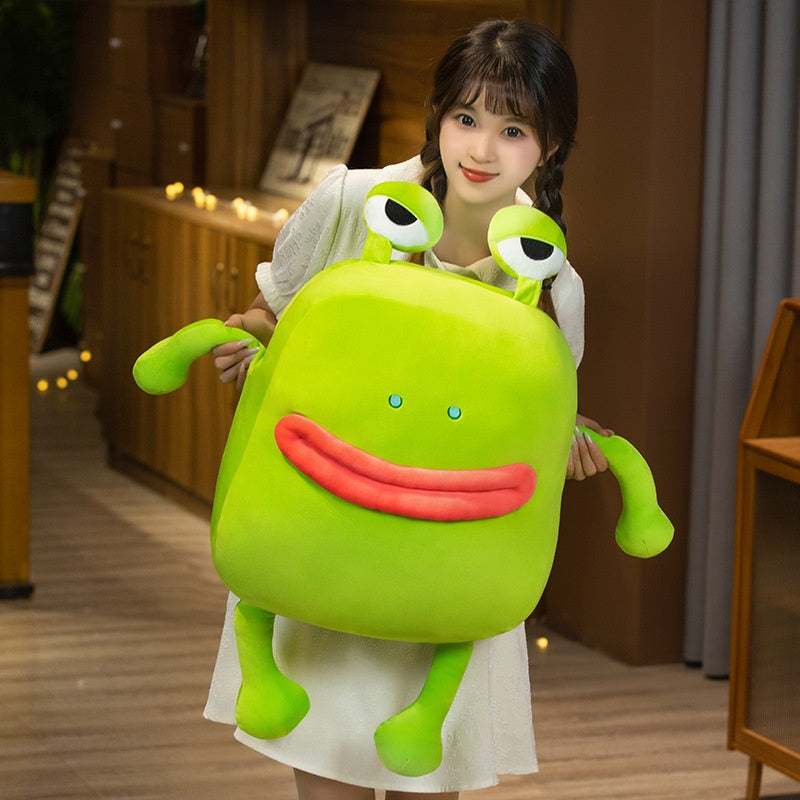Ugly And Cute Cute Frog Pillow Plush Toy Accompany Toy Doll Sausage Mouth Gu Gugu
