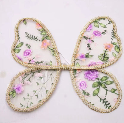Angel Lace Wings And Fairy Wand Set Costume Accessories — detail
