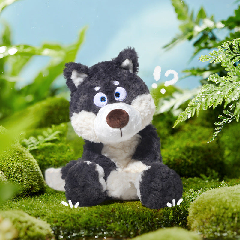 Gray Wolf Plush Toy Adorably Goofy Little | Magic Stories