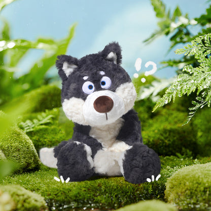 Gray Wolf Plush Toy Adorably Goofy Little | Magic Stories