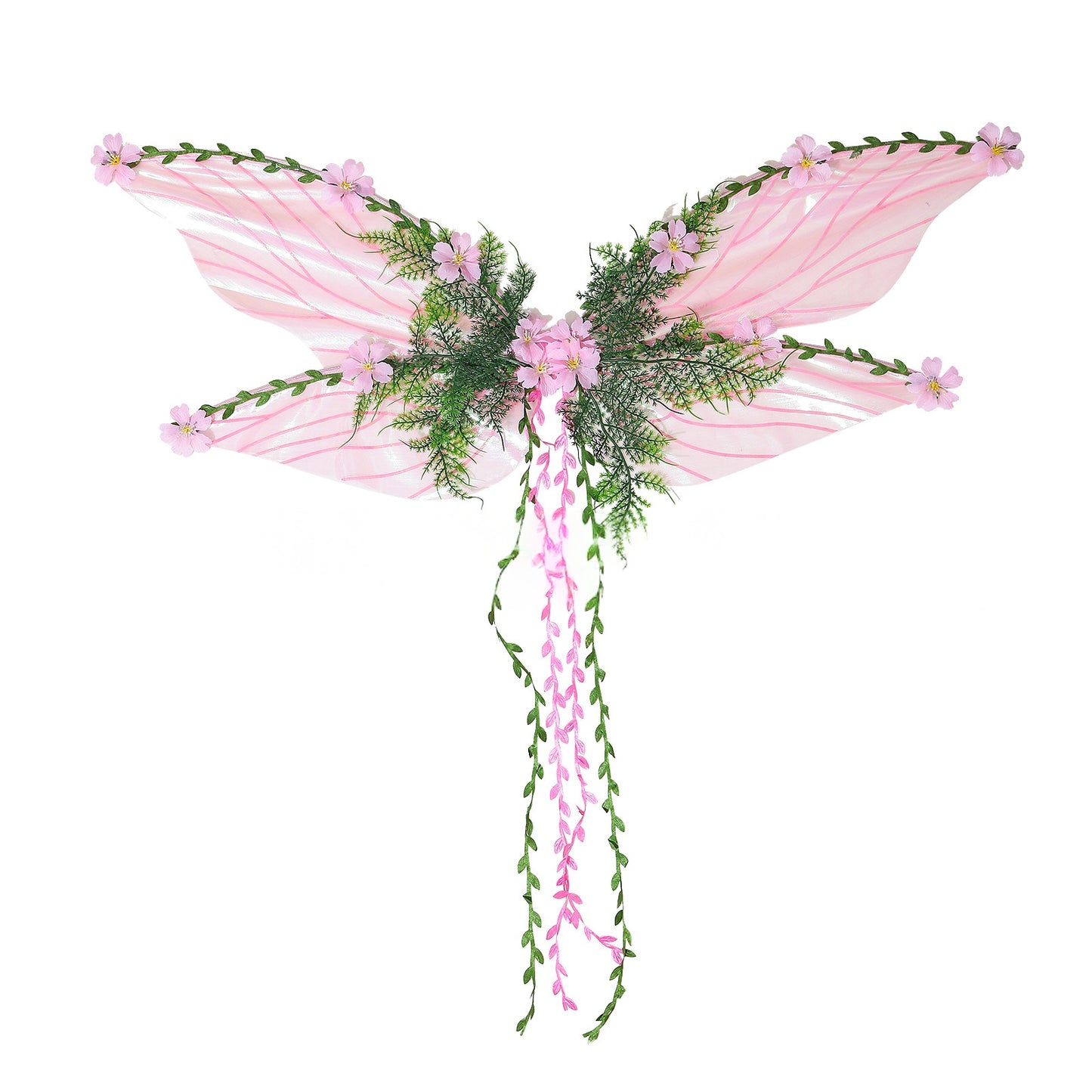 Green Cicada Wings Elf Costume For Halloween And Christmas — side view