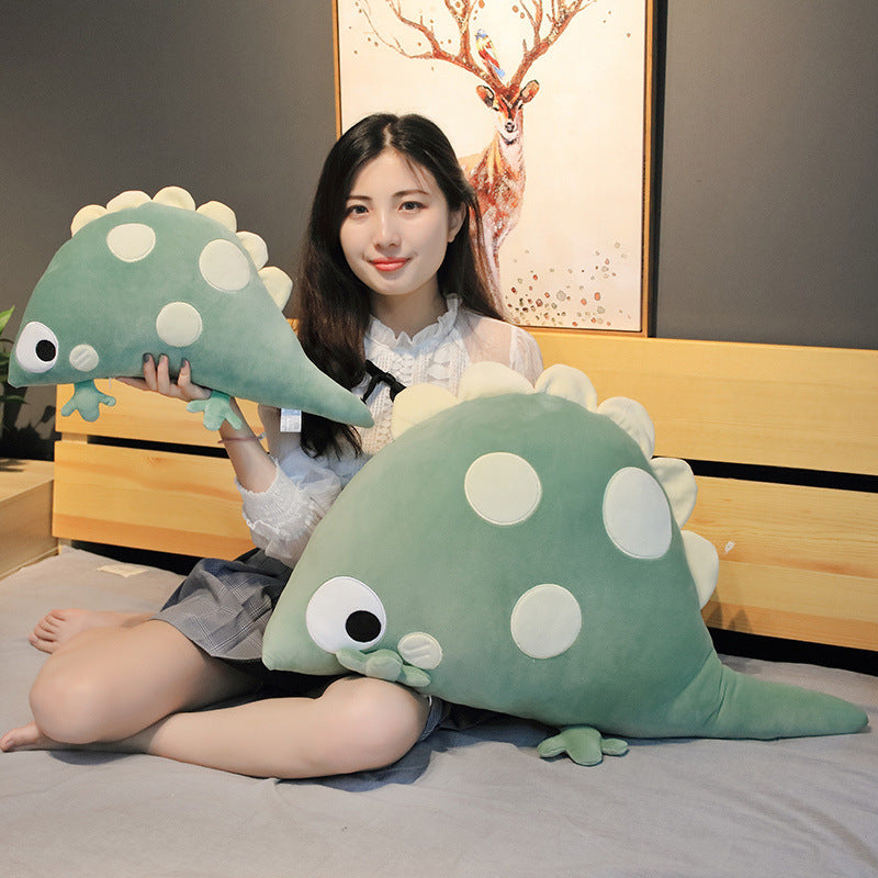 Nordic style cute dinosaur plush — back view