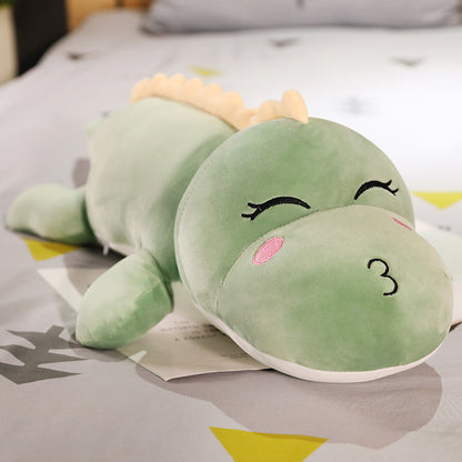 Dinosaur plush toy — scale reference