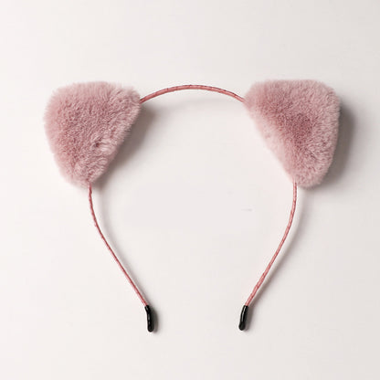 Cute Plush Bells Fox Cat Ears Headband — detail