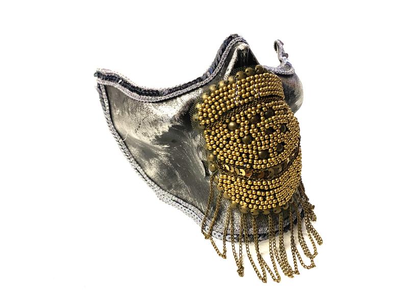 Skull Punk Rivets Performance Mask Halloween | Magic Stories
