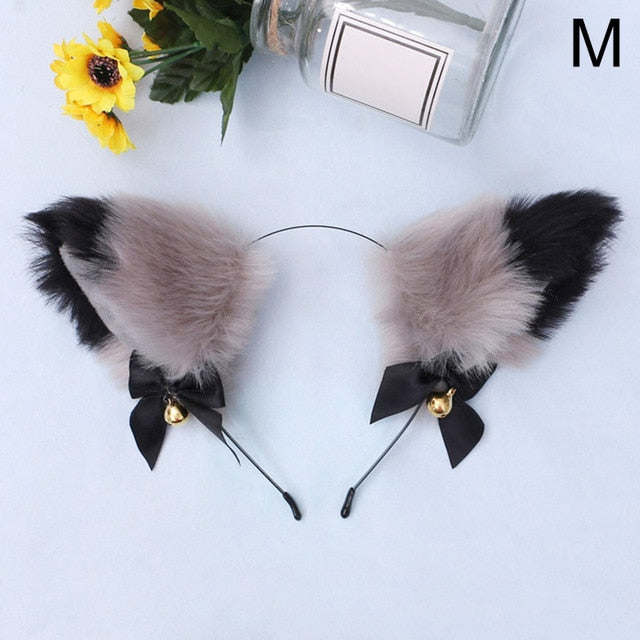Plush Cute Cat Ears Headband — detail