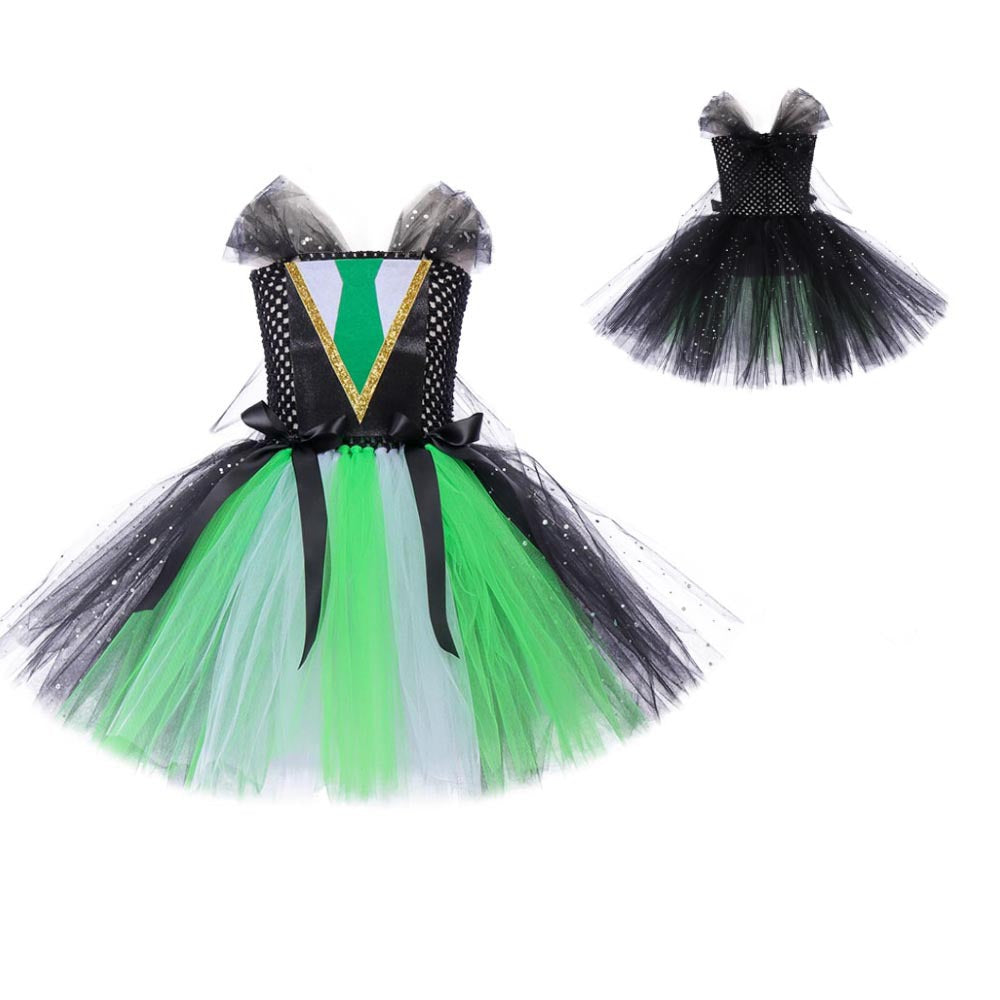 Halloween Cosplay Girls Carnival Party Witch Cosplay Pettiskirt — side view