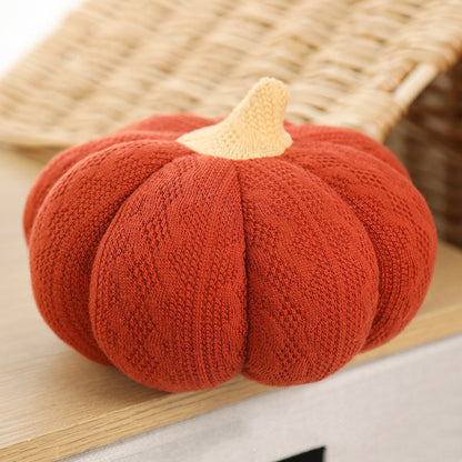 Pumpkin Round Silk Plush Pillow | Magic Stories