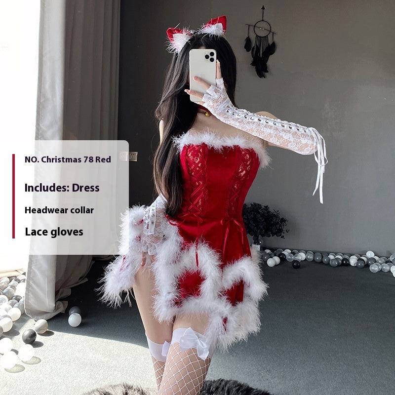Christmas Uniform Suit Bunny Cos Costume | Magic Stories