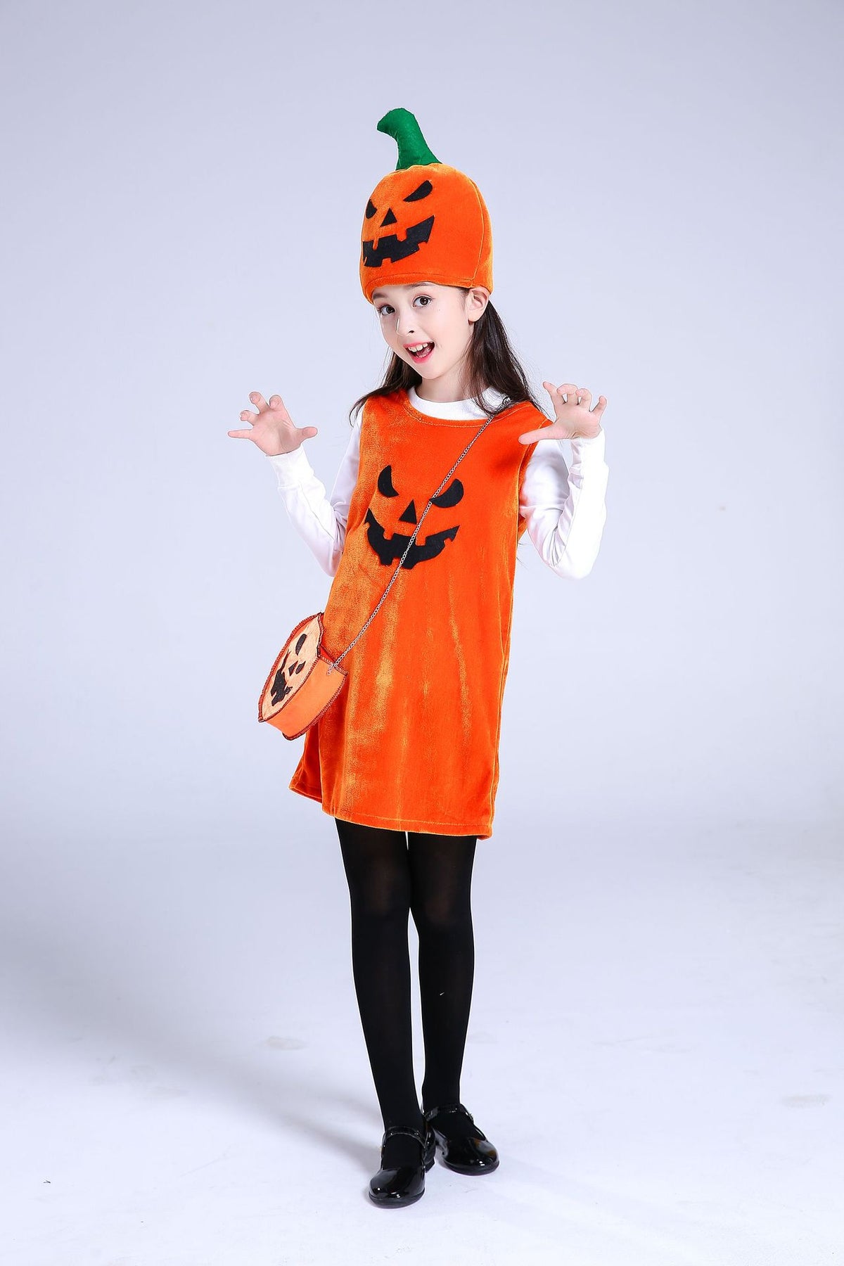 Children's Halloween costume girls pumpkin | Magic Stories