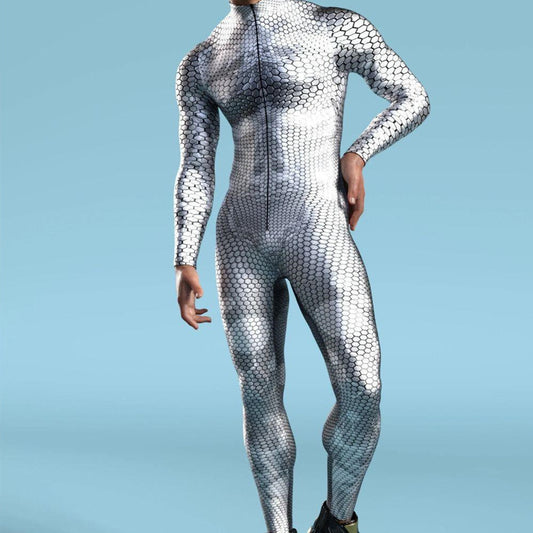 3D Digital Printing Cosplay One-piece Play Costume