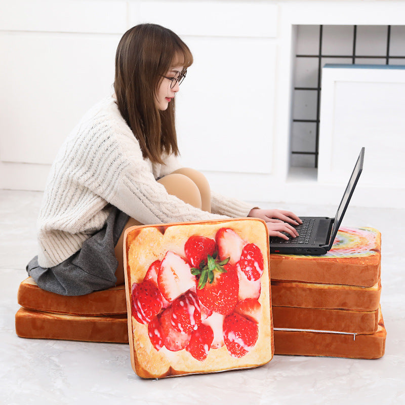 Creative Plush Toast Bread Slice Cushion | Magic Stories