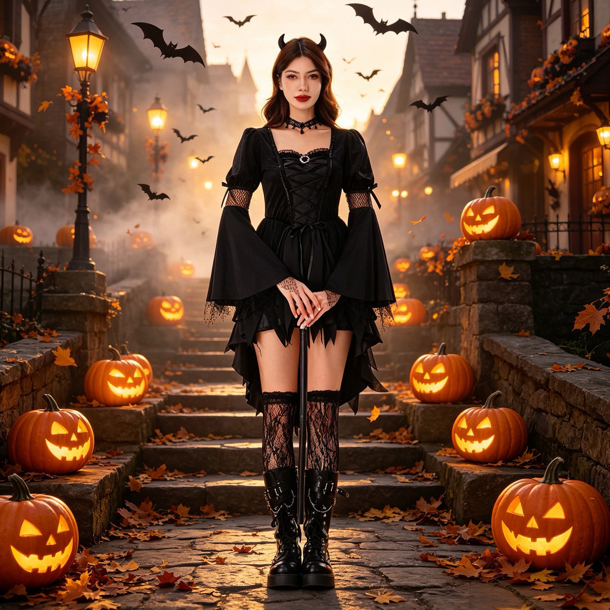 Halloween Fashion Witch Costume Dress | Magic Stories