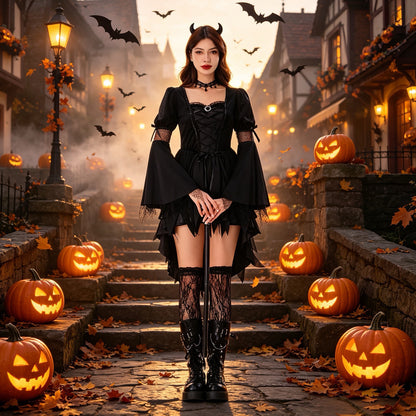 Halloween Fashion Witch Costume Dress | Magic Stories