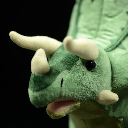 Simulation dinosaur doll plush toy — side view