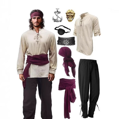 Halloween Men's Artistic Pirate Costume | Magic Stories