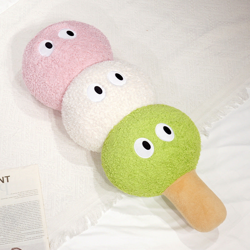Three-color Dango Plush Candied Hawthorn Doll Cute Plush Toy — in use