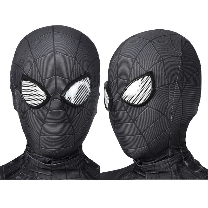 Spider-Man PS5 Miles Morales Symbiote Suit Kids Cosplay — detail