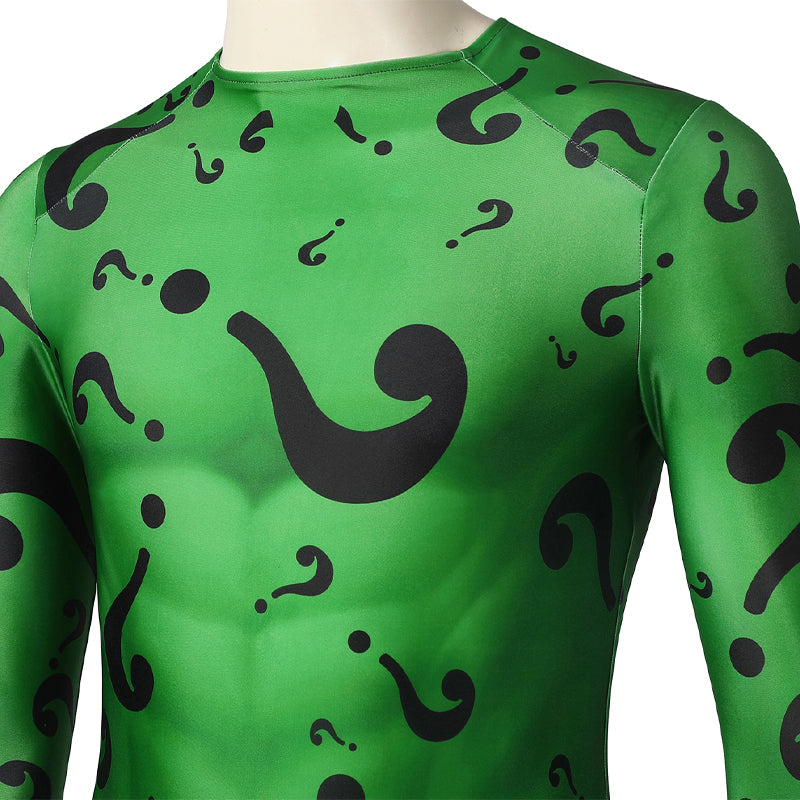 Batman Forever The Riddler Jumpsuit Cosplay Costumes - Magic Stories