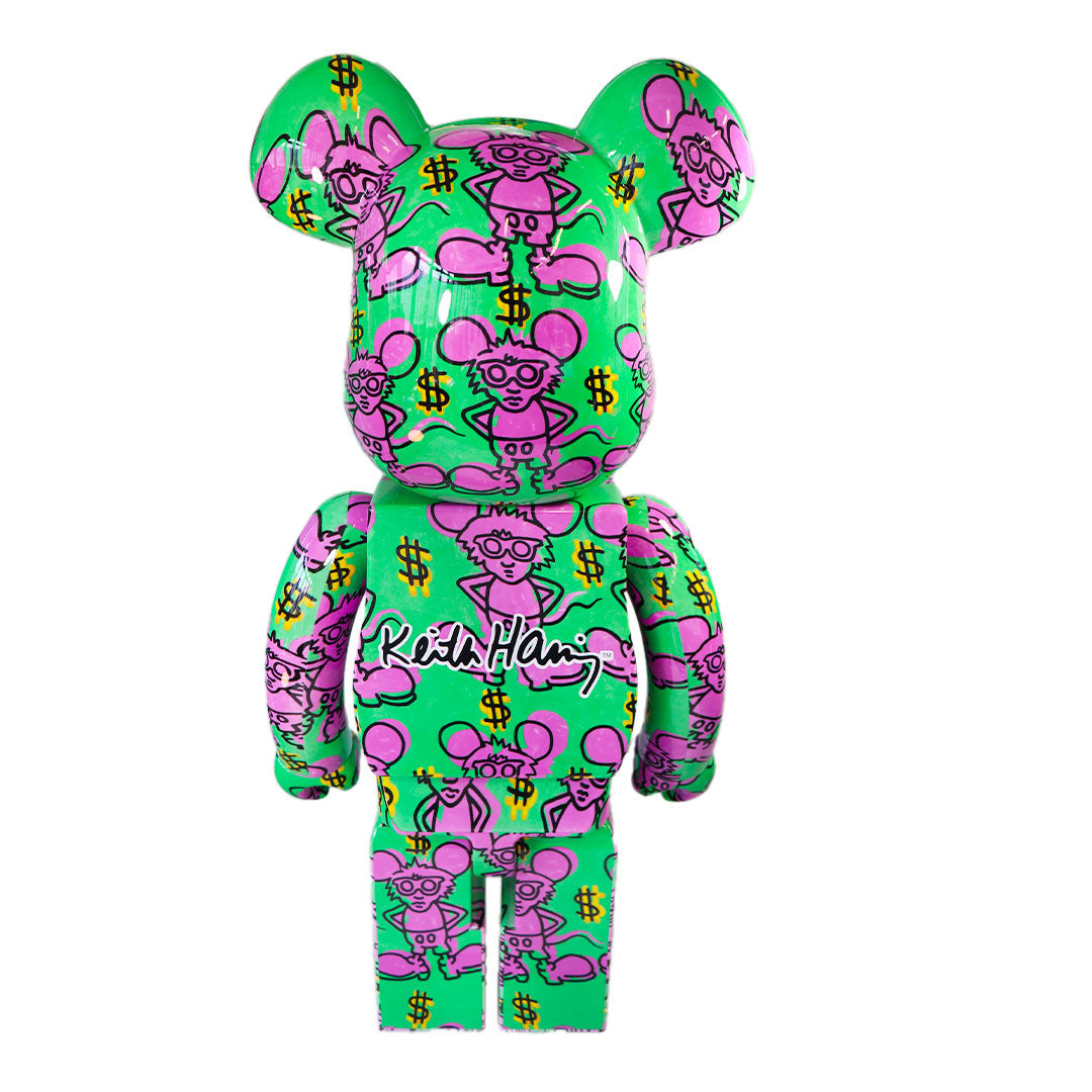 1000% Bearbrick Keith Haring 11 — detail
