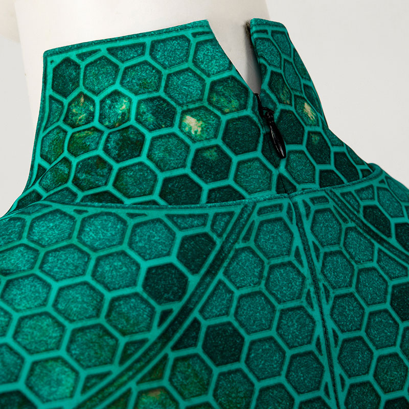 DC Aquaman Mera Jumpsuit Cosplay Costume — detail