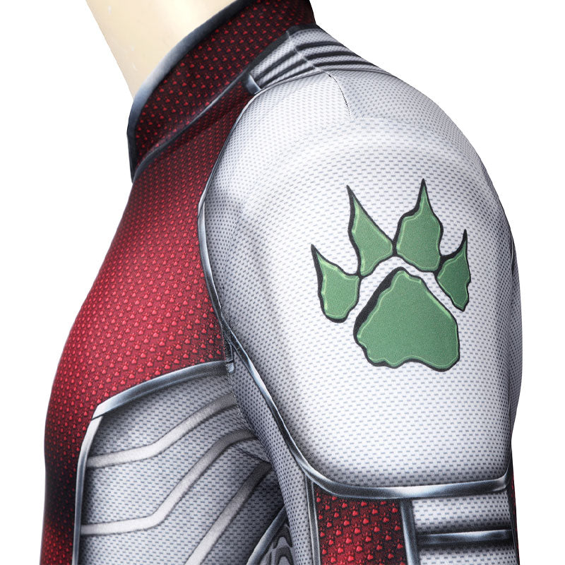Titans Beast Boy Jumpsuits Cosplay Costume — detail
