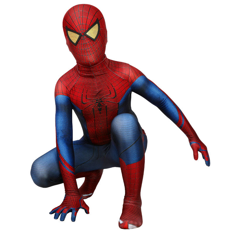 The Amazing Spider-Man Peter Parker Kids Cosplay Costume — detail