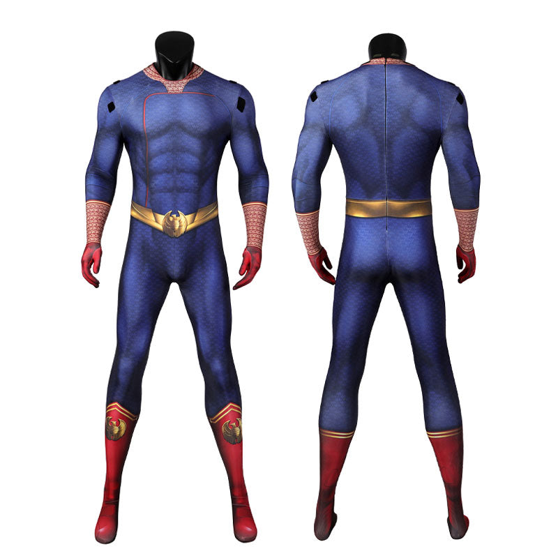 The Boys Homelander Fullset Jumpsuit Cosplay Costume — detail