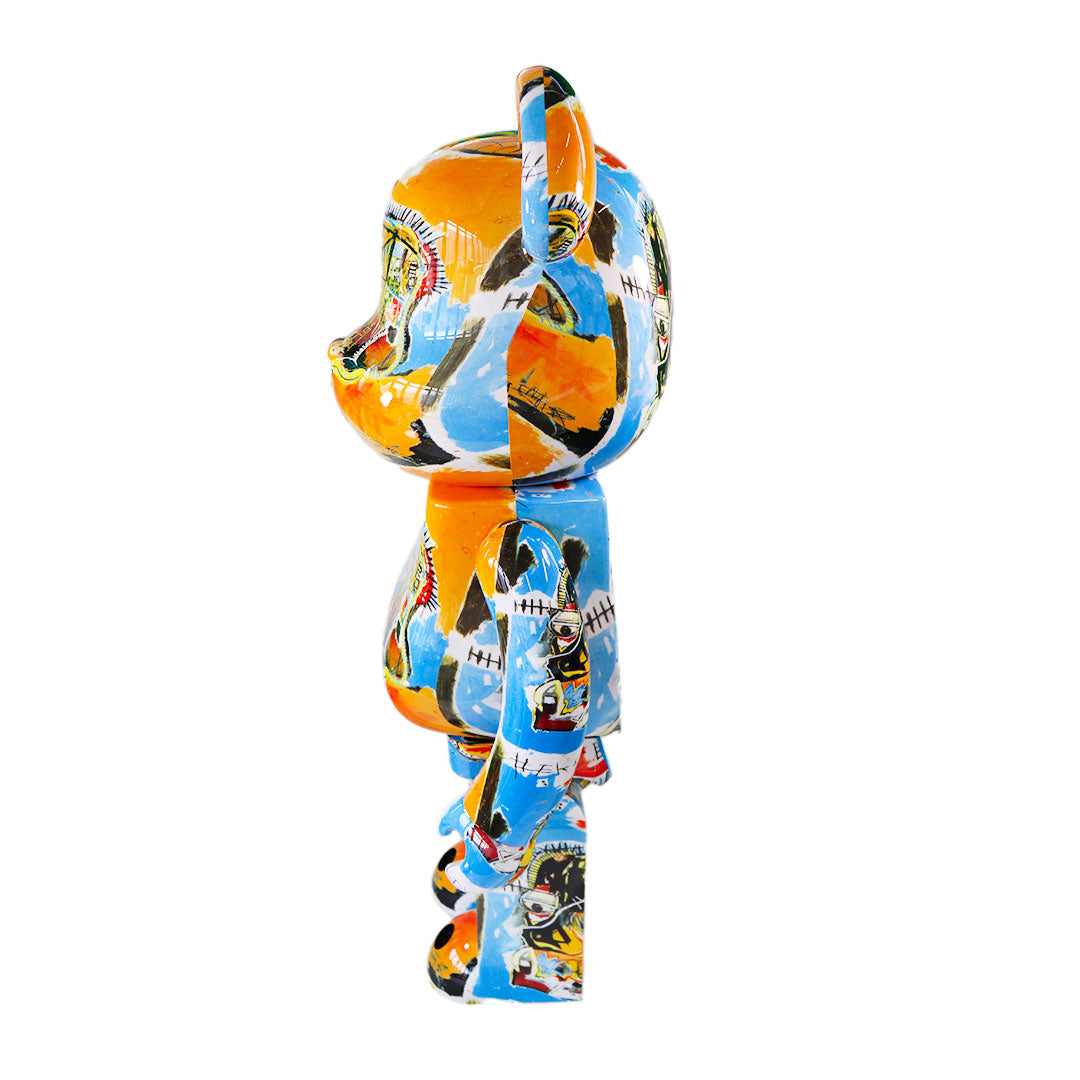 1000% Bearbrick Jean-Michel Basquiat 10 — detail
