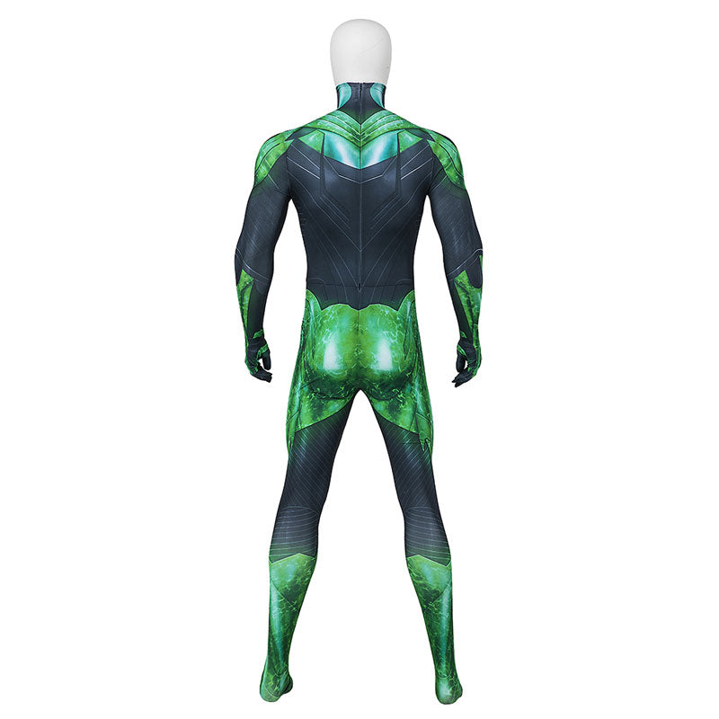 Suicide Squad Green Lantern Jumpsuit Cosplay Costume — detail