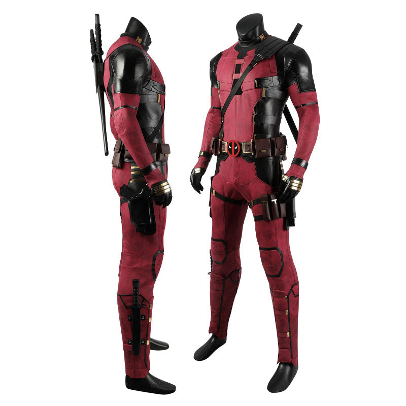 Deadpool Wade Wilson Cosplay Costume — side view